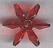Sunburst 18 mm kralen 010 transparant rood ** - Klik op de afbeelding om het venster te sluiten